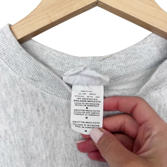 Champion Reverse Weave Gray Sweatshirt Sz M - Picture 4 of 6